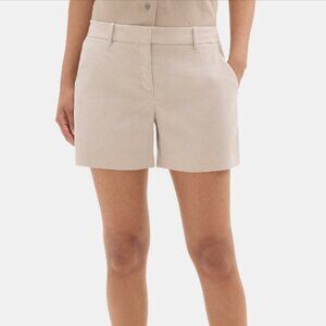 Theory | Linen Blend Shorts in Sand Color